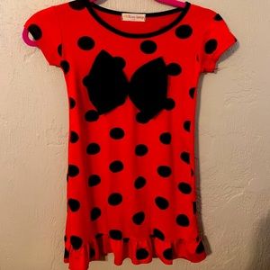 Girls boutique “Miraculous Lady bug” dress